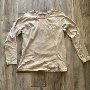 Woman’s Ariat FR work shirt size small. Small holes and stains